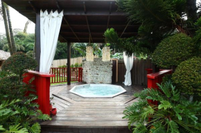 New! Cozy mountain villa with a beautiful garden and private jacuzzi!